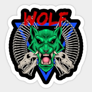 Japanese Wolf 1.3 Sticker